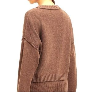 UGG super soft Luissa crew neck sweater in Walnut L